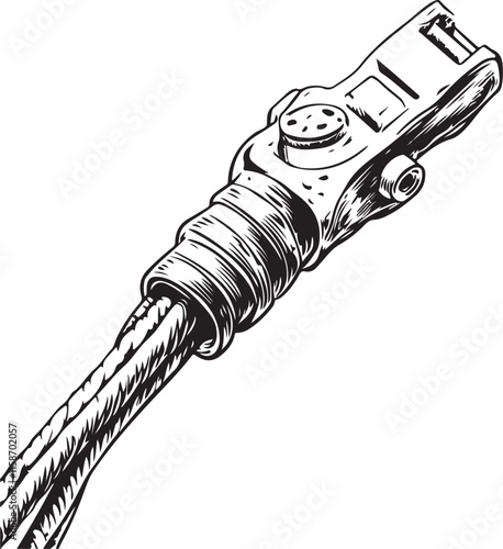 illustration of a cable stripper