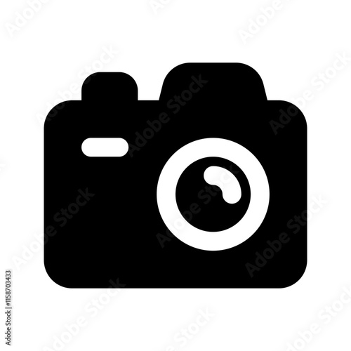 camera glyph icon