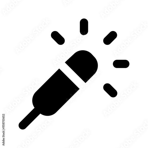 sparklers glyph icon