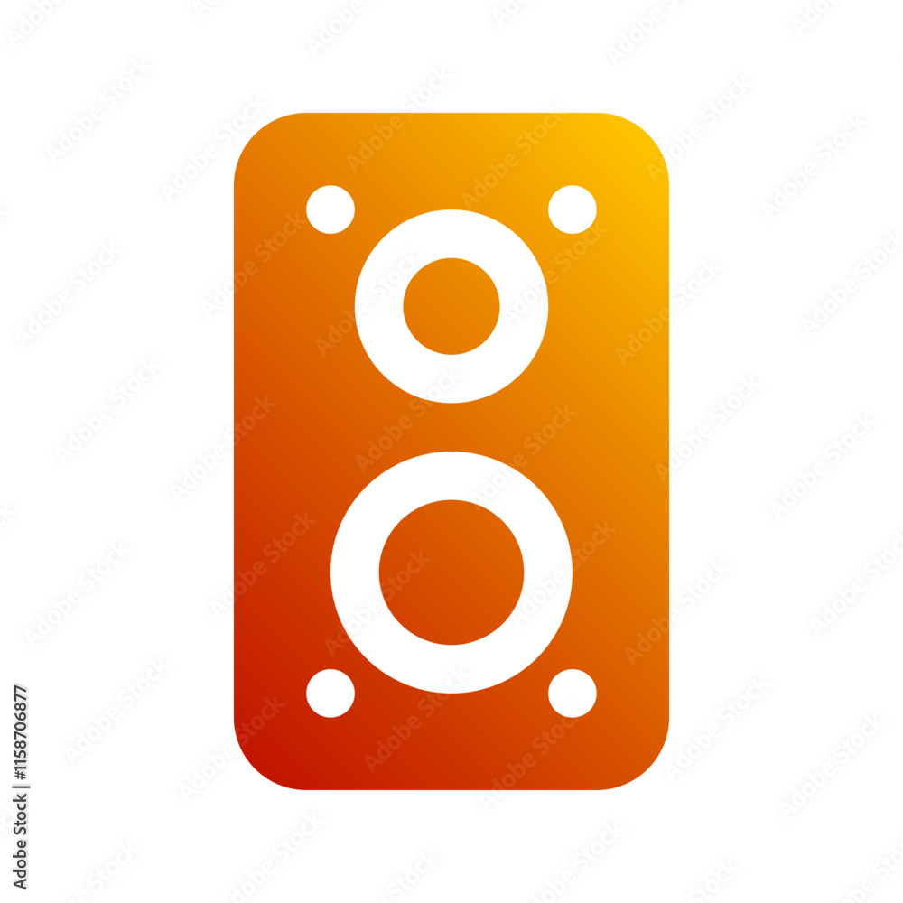 speaker gradient icon speaker gradient icon