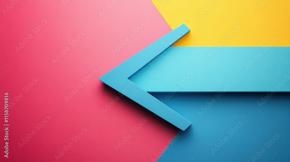 Geometric Arrow Design - Vivid Colors Geometric Arrow Design - Vivid Colors