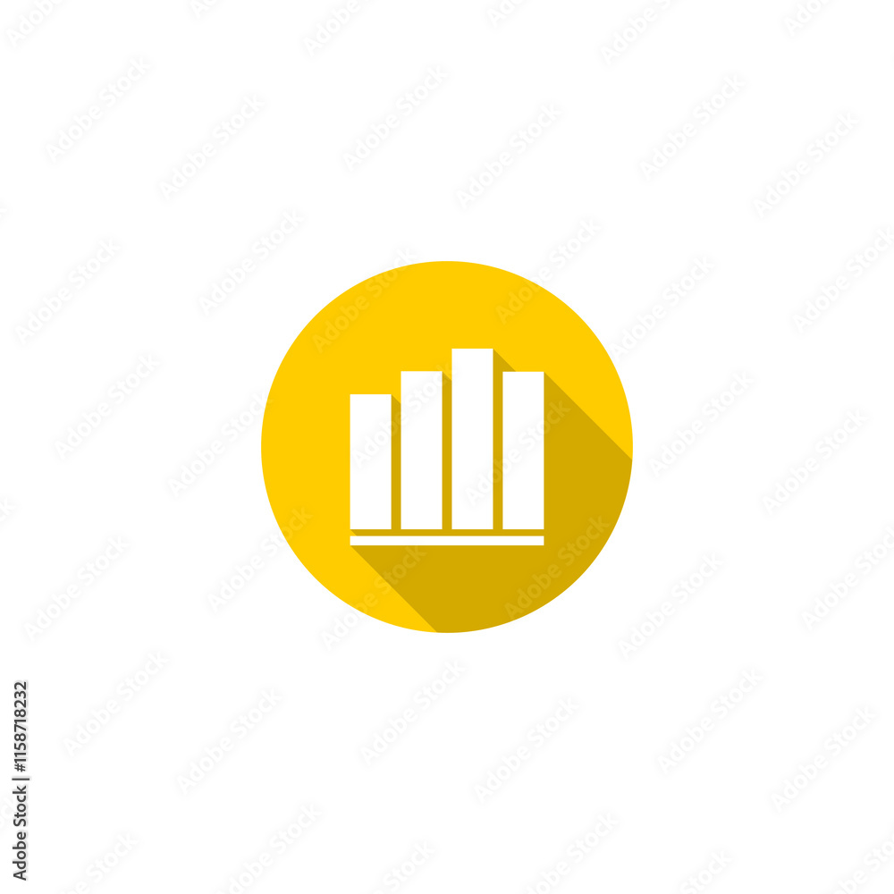 Growing graph icon isolated on transparent background Growing graph icon isolated on transparent background