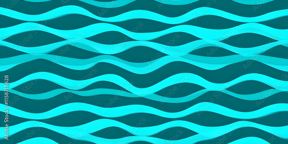 Abstract Teal Wave Pattern, Serene Water Texture Design for Backgrounds, Prints, and Textiles Abstract Teal Wave Pattern, Serene Water Texture Design for Backgrounds, Prints, and Textiles