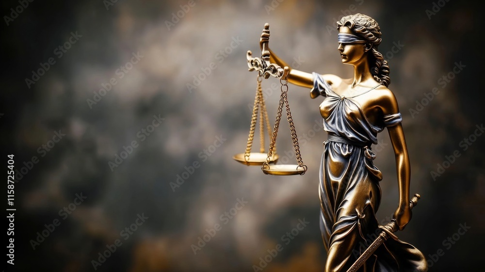 Legal and law concept statue of Lady Justice with scales of justice Legal and law concept statue of Lady Justice with scales of justice