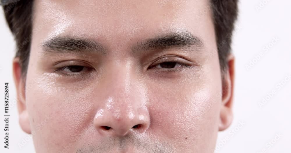 A captivating close-up portrait showcasing deep emotions in a serene studio environment. A captivating close-up portrait showcasing deep emotions in a serene studio environment.