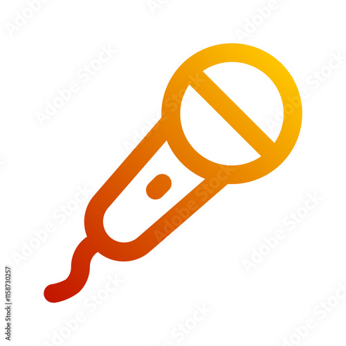 karaoke gradient icon