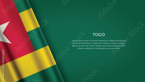 TOGO Flag with Original color