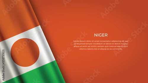 NIGER Flag with Original color