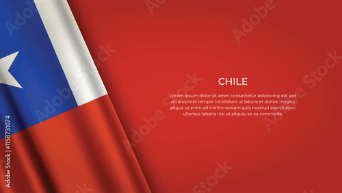 CHILE Flag with Original color