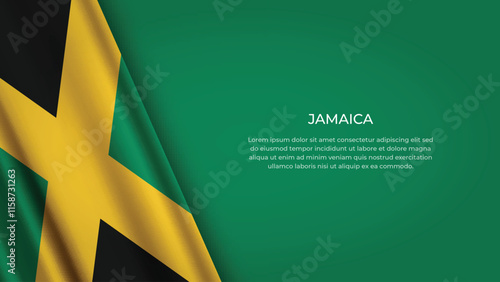 JAMAICA Flag with Original color