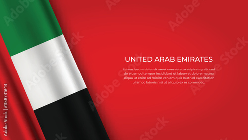 UAE Flag with Original color