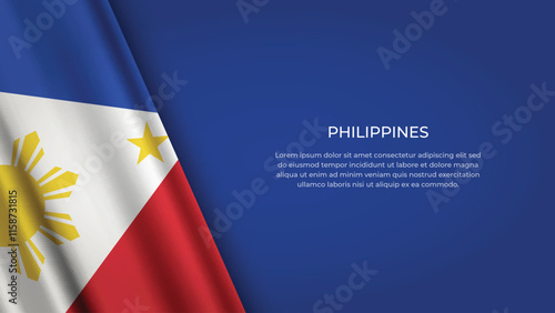 PHILIPPINES Flag with Original color