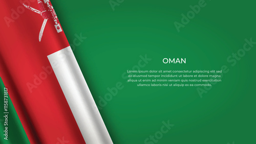 OMAN Flag with Original color