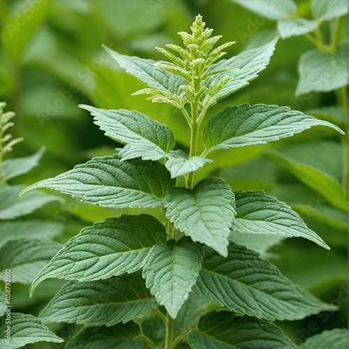 Chenopodium Murale wild mountainy plants photo