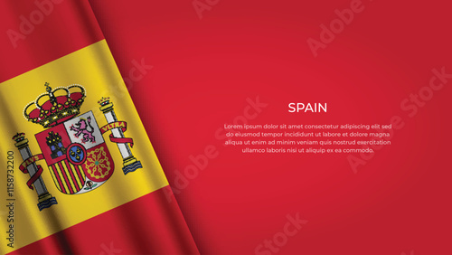 SPAIN Flag with Original color