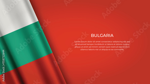 BULGARIA Flag with Original color