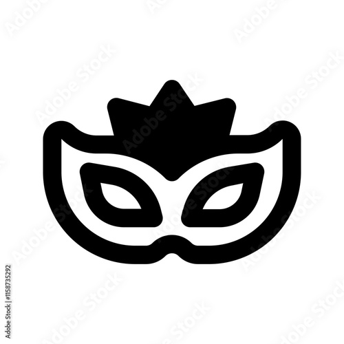 eye mask line icon