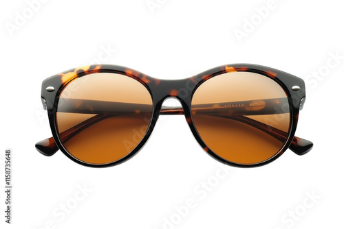 Stylish round tortoiseshell sunglasses with brown lenses suitable for summer outings and casual wear anytime photo