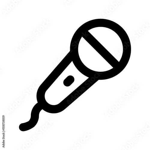 karaoke line icon