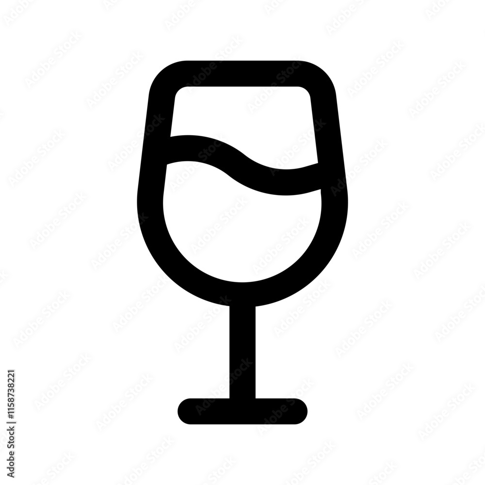 wine line icon wine line icon