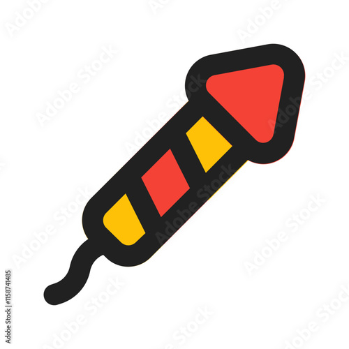 firecracker line color icon