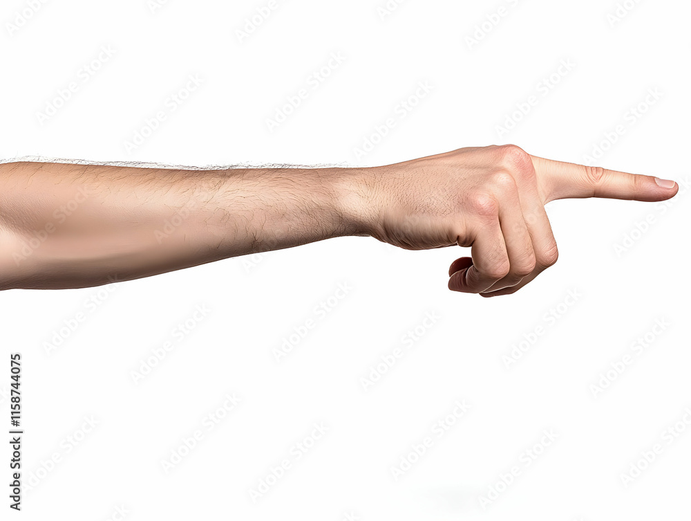Hand Pointing Realistic Image Hand Pointing Realistic Image