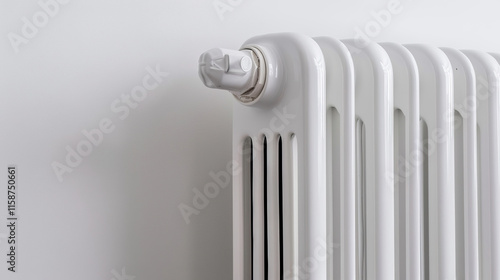 Wallpaper Mural Radiator isolated on White background Torontodigital.ca