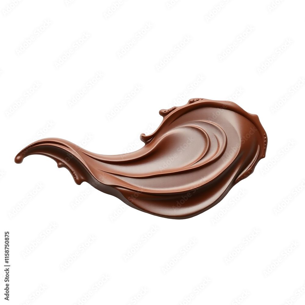chocolate splash isolated on transparent background chocolate splash isolated on transparent background