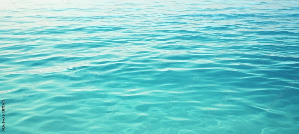 Fototapeta premium A cool gradient from teal to soft mint green, reflecting the calm of a tranquil sea. 