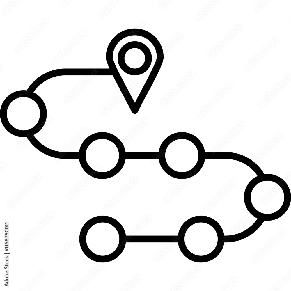 Roadmap (Life Journey) Icon Roadmap (Life Journey) Icon