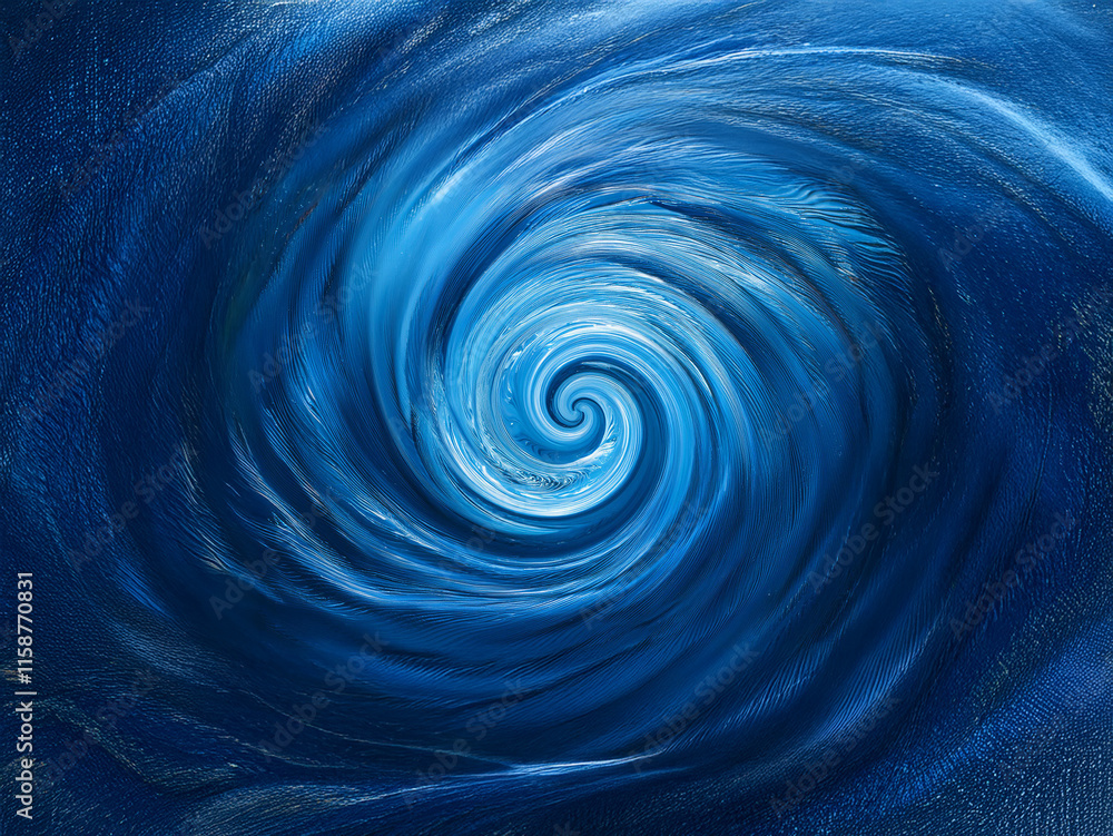 A mesmerizing abstract swirl of deep blues and lighter shades creates a hypnotic vortex effect, resembling a cosmic whirlpool or ocean current. The texture is smooth with subtle variations in tone. A mesmerizing abstract swirl of deep blues and lighter shades creates a hypnotic vortex effect, resembling a cosmic whirlpool or ocean current. The texture is smooth with subtle variations in tone.