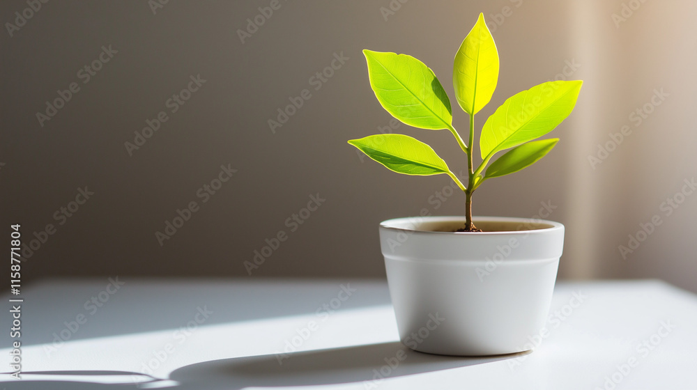 A high-quality, close-up shot of a small plant with two larger leaves and two smaller leaves, symbolizing a family. A high-quality, close-up shot of a small plant with two larger leaves and two smaller leaves, symbolizing a family.