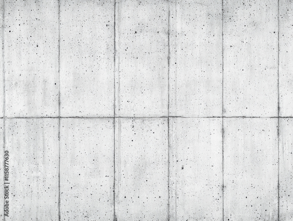 Naklejka premium Concrete construction. Concrete wall texture with a smooth, gray surface and subtle imperfections.