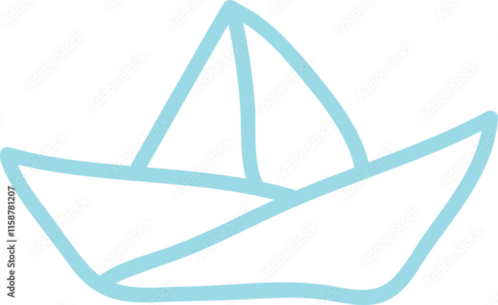 Doodle Lined Paper Ship Doodle Lined Paper Ship