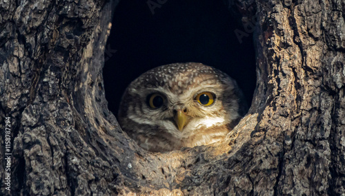 Tableau sur toile Spotted owlet