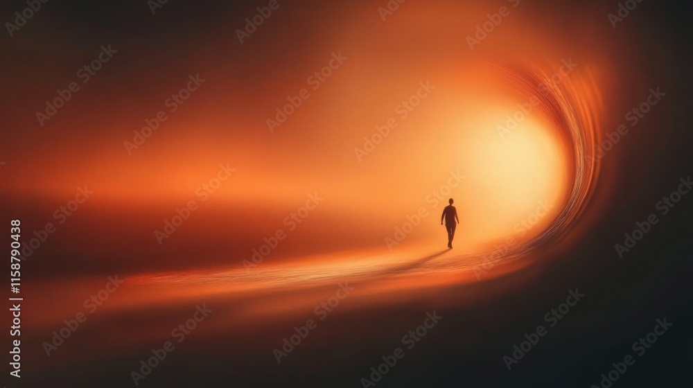 Walking Toward Light in a Distant Tunnel Walking Toward Light in a Distant Tunnel
