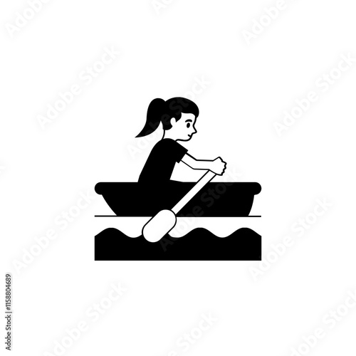 Rowing Icon
 photo