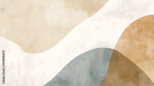 Muted abstract textures with layered organic brush effects, texture background