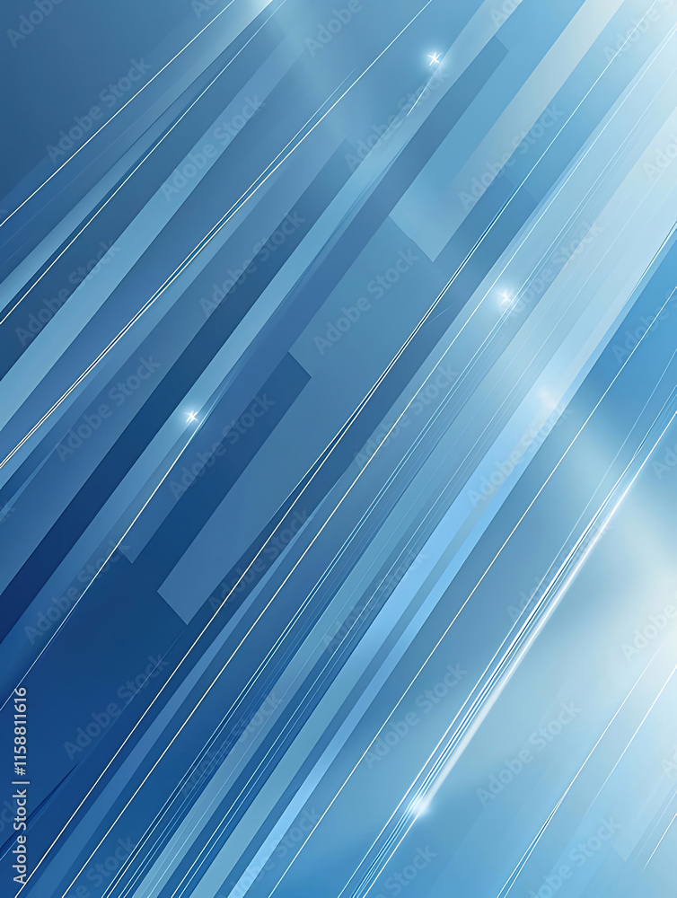Abstract blue diagonal lines background with light effects. Abstract blue diagonal lines background with light effects.