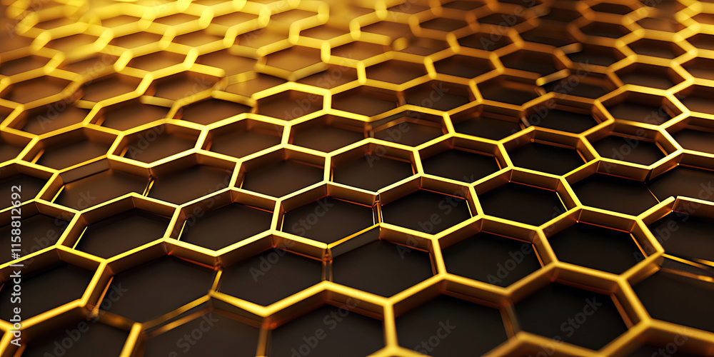 Abstract gold honeycomb pattern background. Abstract gold honeycomb pattern background.