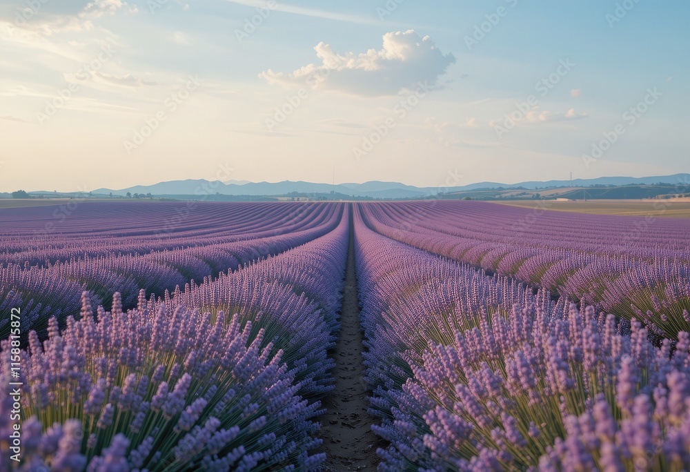 Fototapeta premium lavender field region