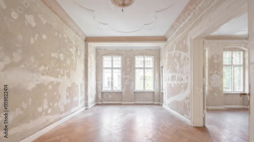 Home Renovation, room before and after renovation -