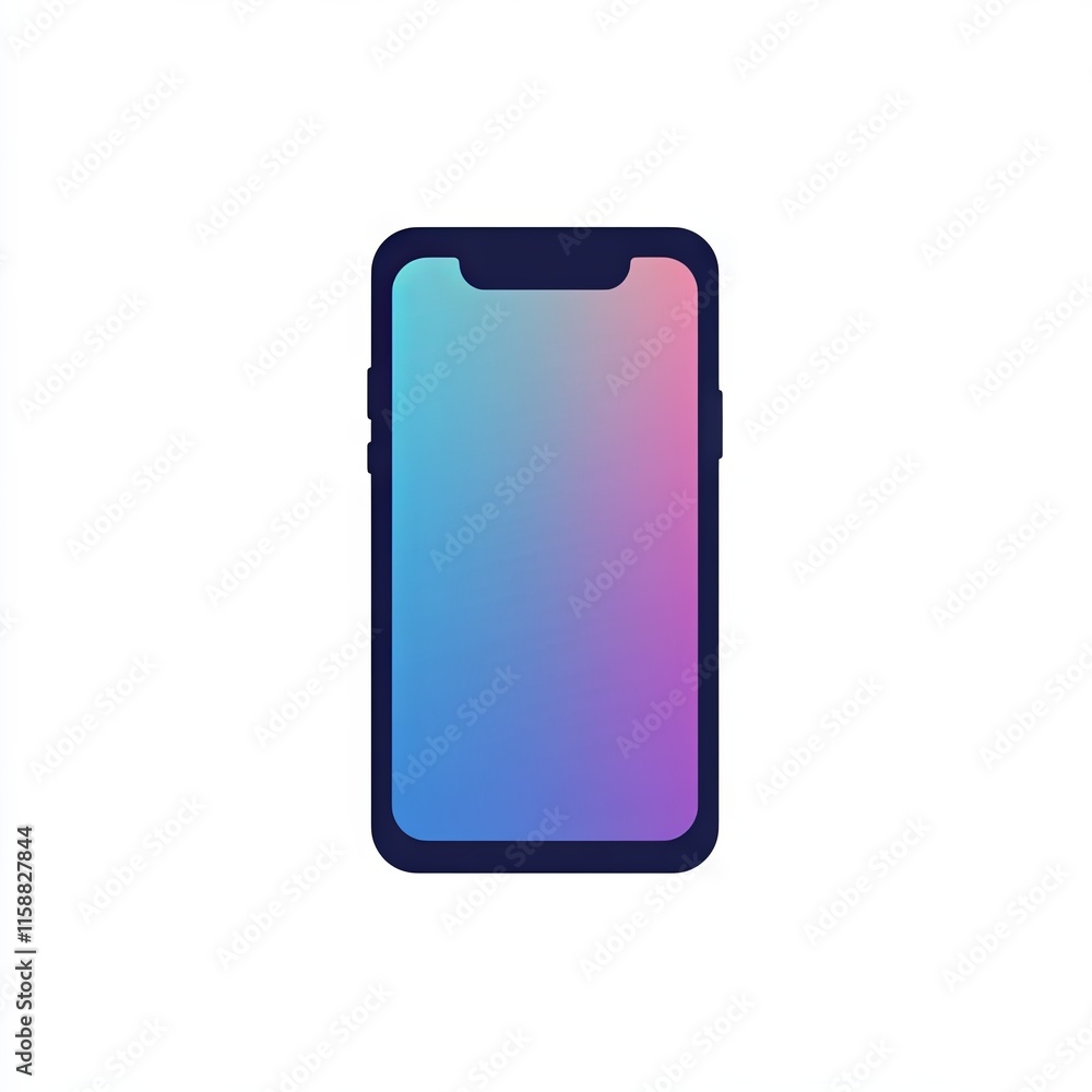 Smartphone logo on isolated background Smartphone logo on isolated background