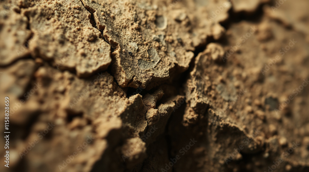 Close-Up of Cracked Dry Soil Representing Drought and Environmental Challenges Close-Up of Cracked Dry Soil Representing Drought and Environmental Challenges