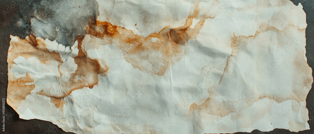 Naklejka premium Textured paper background with watercolor stains for creative projects and designs