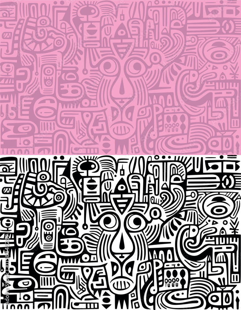 Seamless Pattern, Pattern Design, Vector Seamless Pattern, Pattern Design, Vector