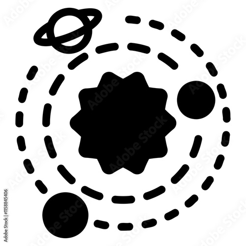 Solar system icon