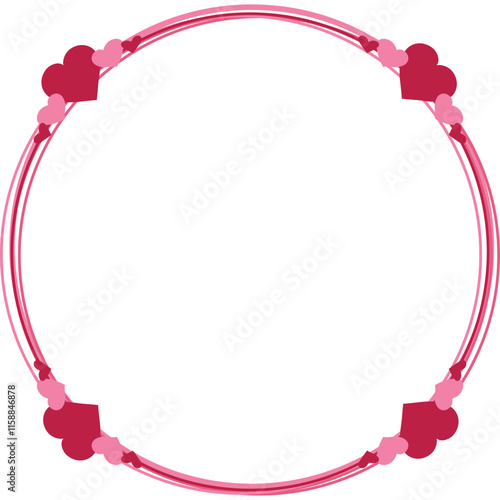 Love Pattern Frame