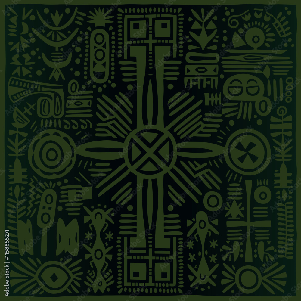 Fototapeta premium Seamless Pattern, Pattern Design, Vector