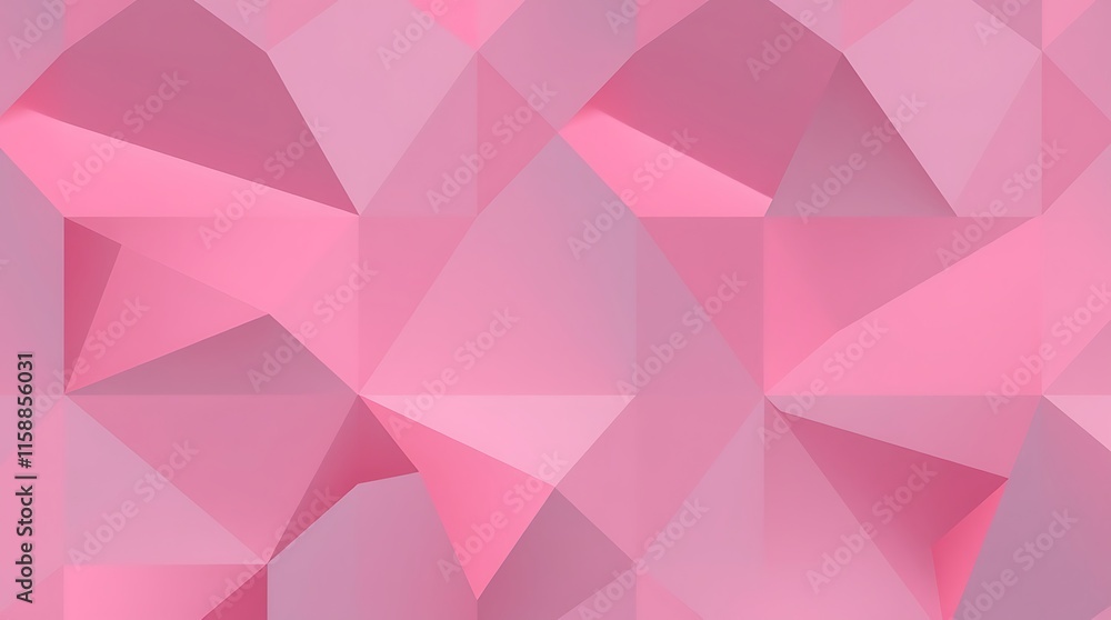 Pink Geometric Abstract Background Pink Geometric Abstract Background